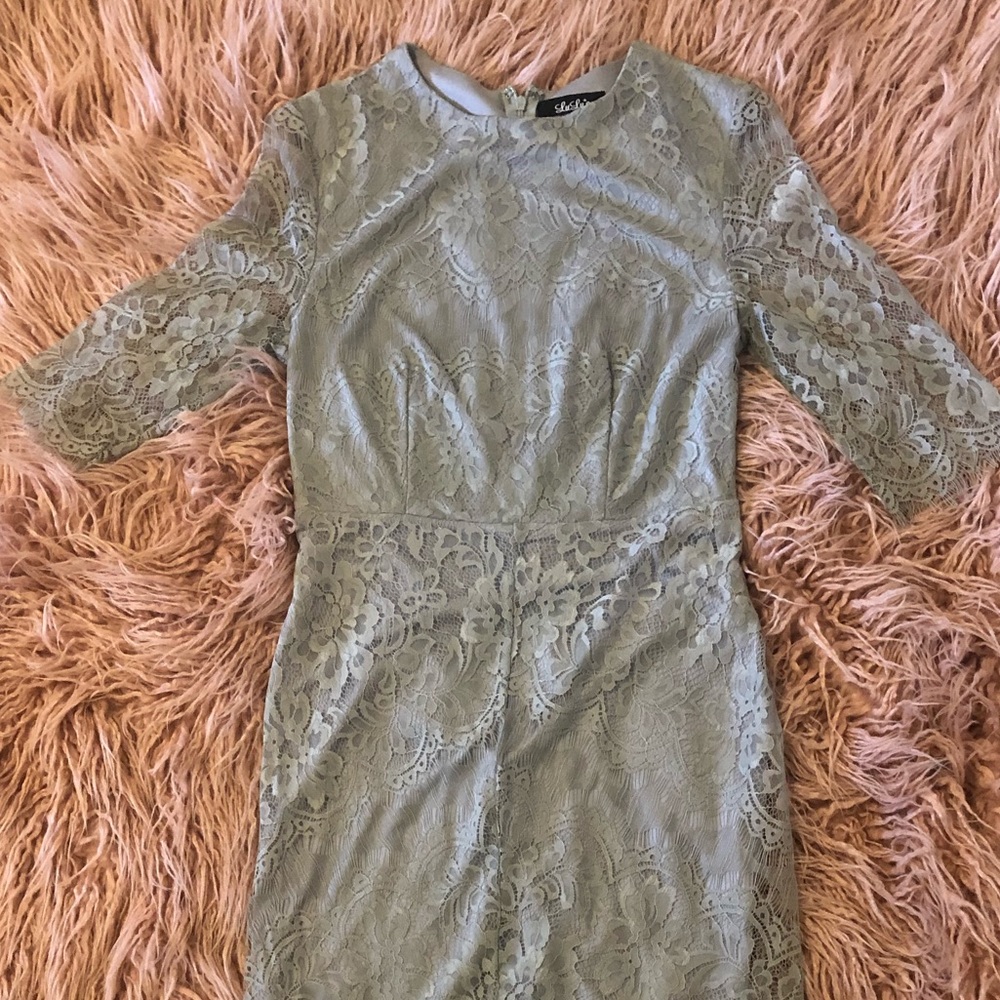 Gray dress